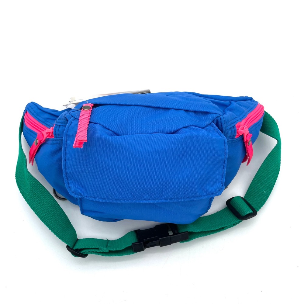 Athalon Waist Pack Mens OS Blue NWT Vintage WPSP-9 Retro Colorblock Fanny Pack